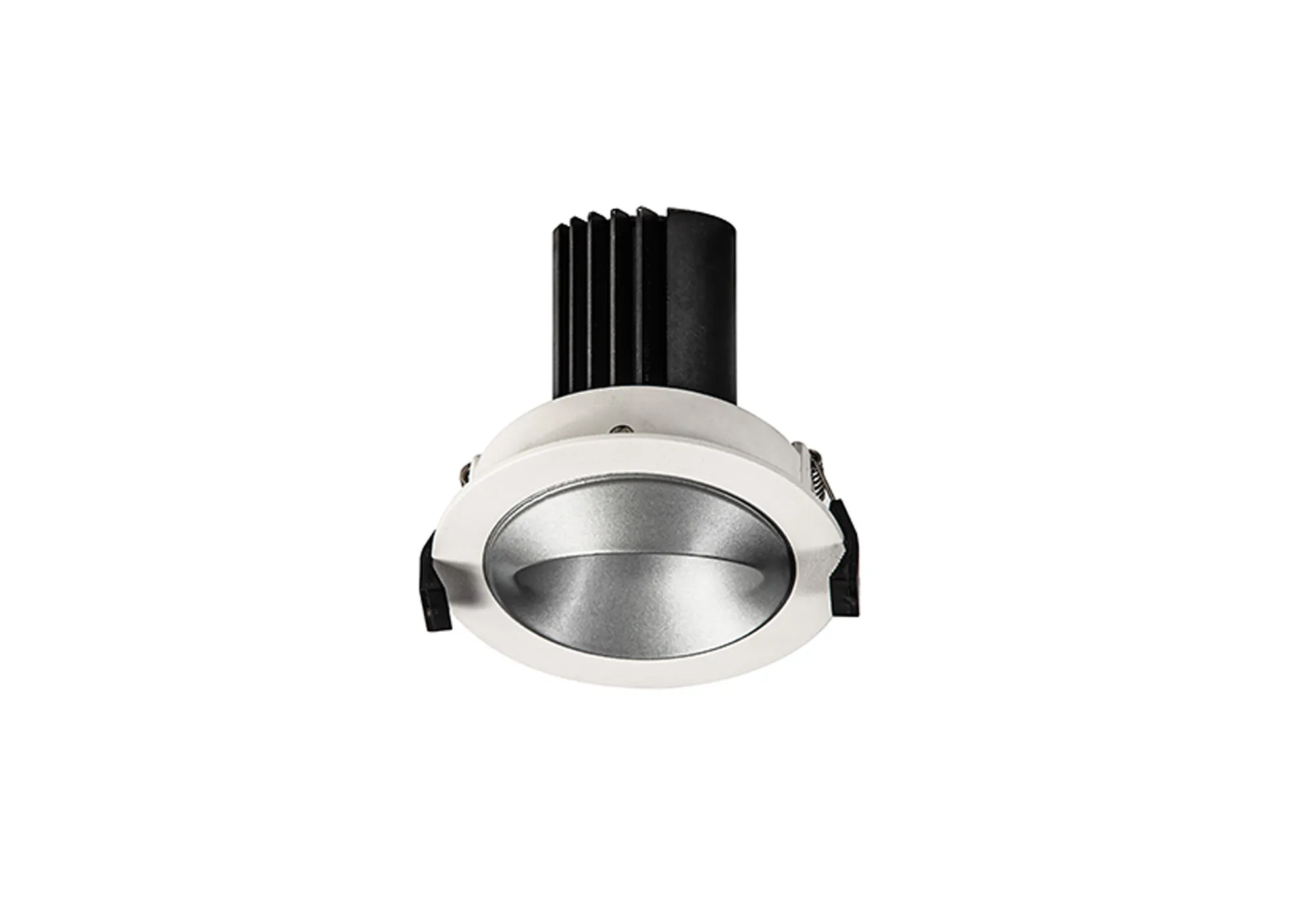 Bonia 12 Powered by Tridonic 12W 1200lm 2700K 36° LED Engine,350mA White/Silver 27° Angled Round Downlight , DRIVER NOT INC. 5yrs Warranty DM202449  Dlux Bonia 12